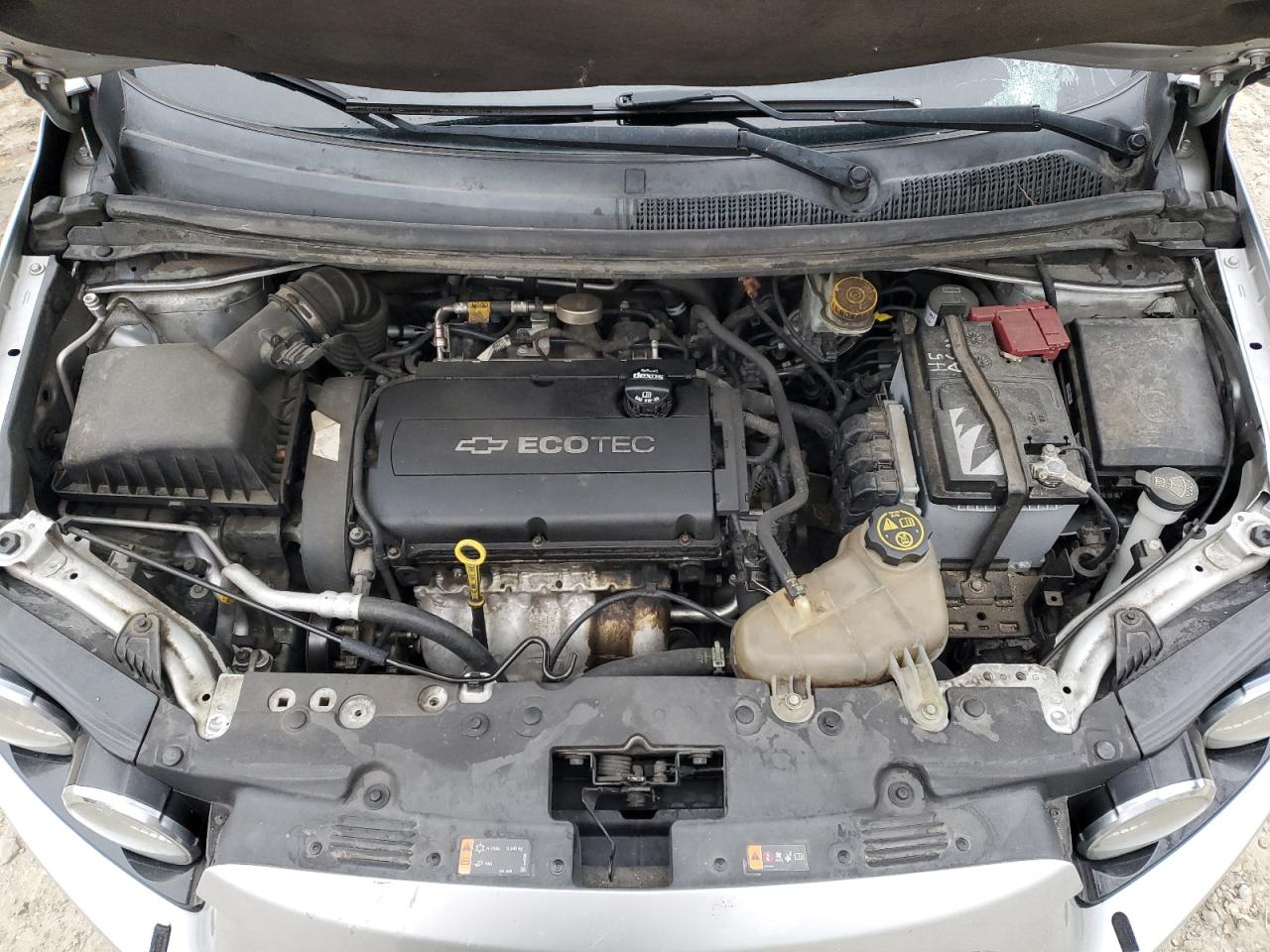 2015 Chevrolet Sonic VIN 1G1JC5SH8F4220752 Copart auction photo, mechanical / front end damage thumbnail 12