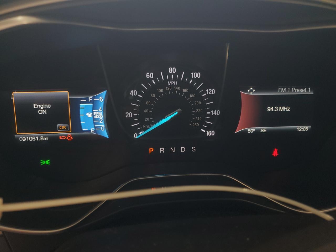 2016 Ford Fusion VIN 1FA6P0H7XG5111309 Copart auction photo, front end / side damage thumbnail 9