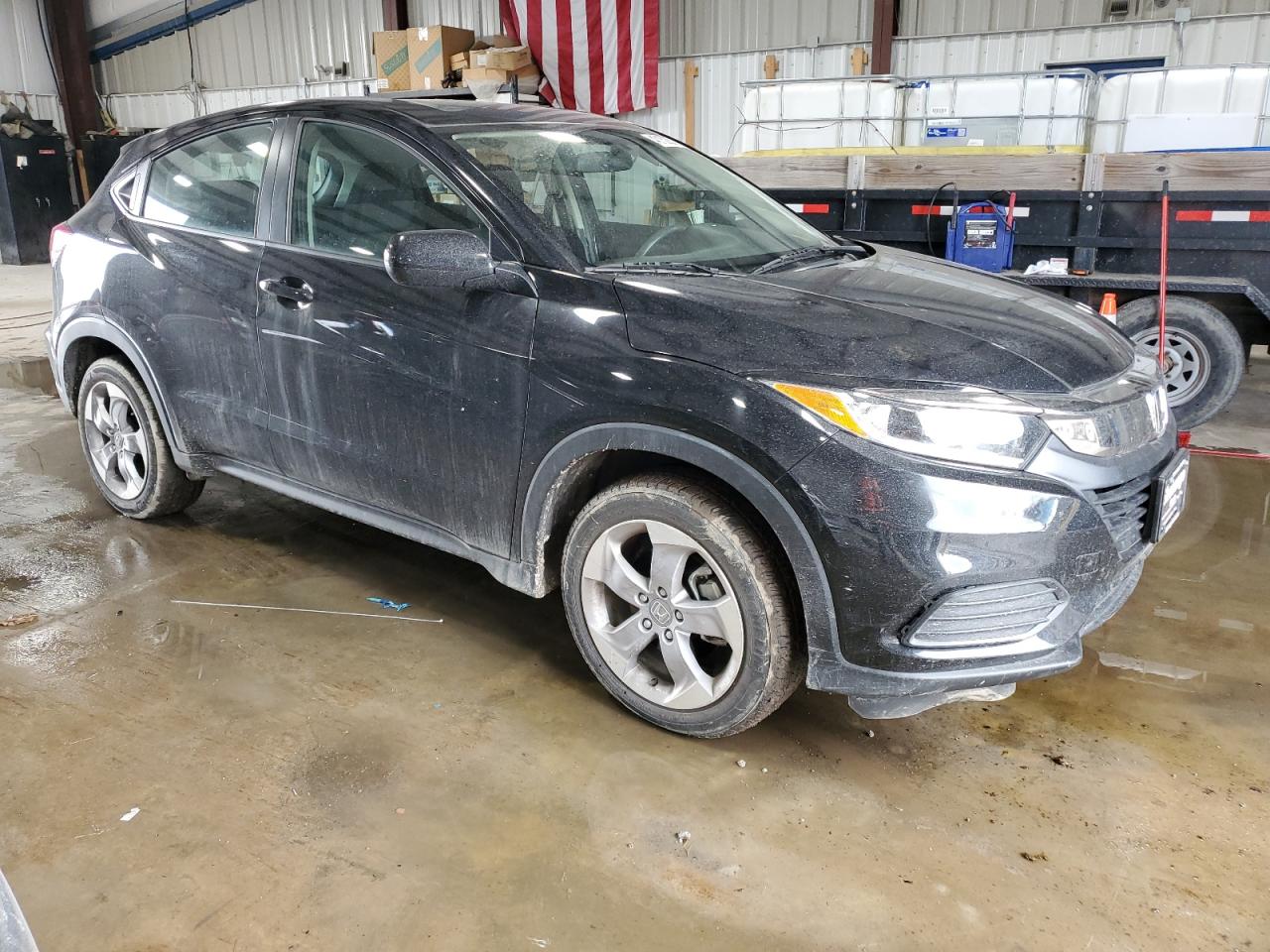 2021 Honda HR-V VIN 3CZRU6H32MM701357 Copart auction photo, side damage thumbnail 4