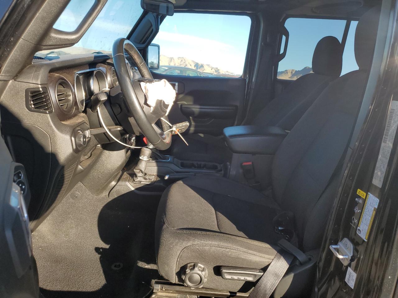 2020 Jeep Wrangler VIN 1C4HJXDG1LW186178 Copart auction photo, front end / undercarriage damage thumbnail 7