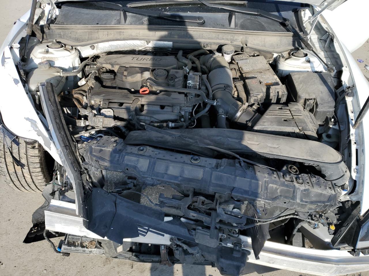 2021 Hyundai Sonata VIN 5NPEH4J25MH065103 Copart auction photo, front end damage thumbnail 12