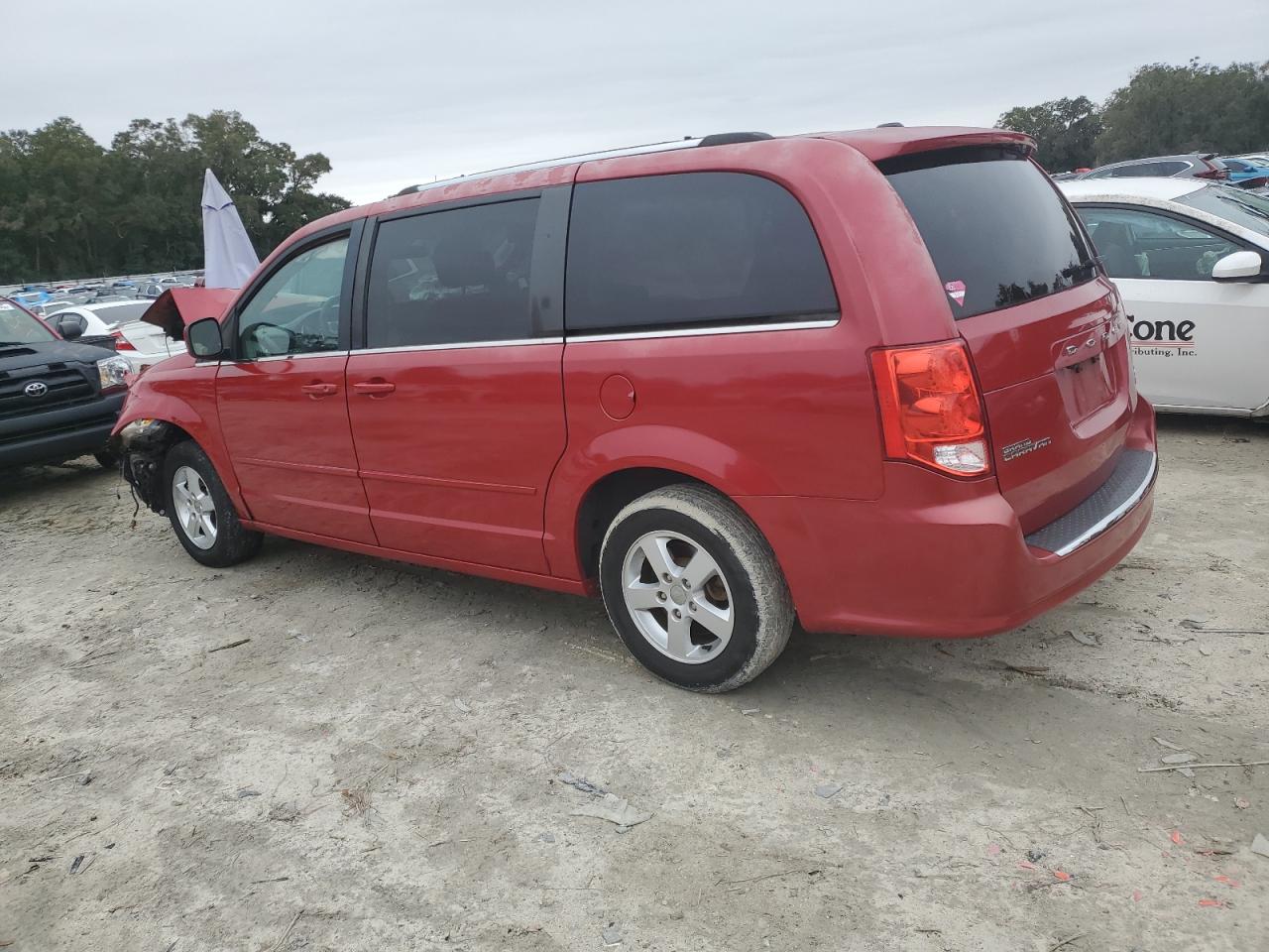 2013 Dodge Caravan VIN 2C4RDGDG1DR549083 Copart auction photo, front end damage thumbnail 2
