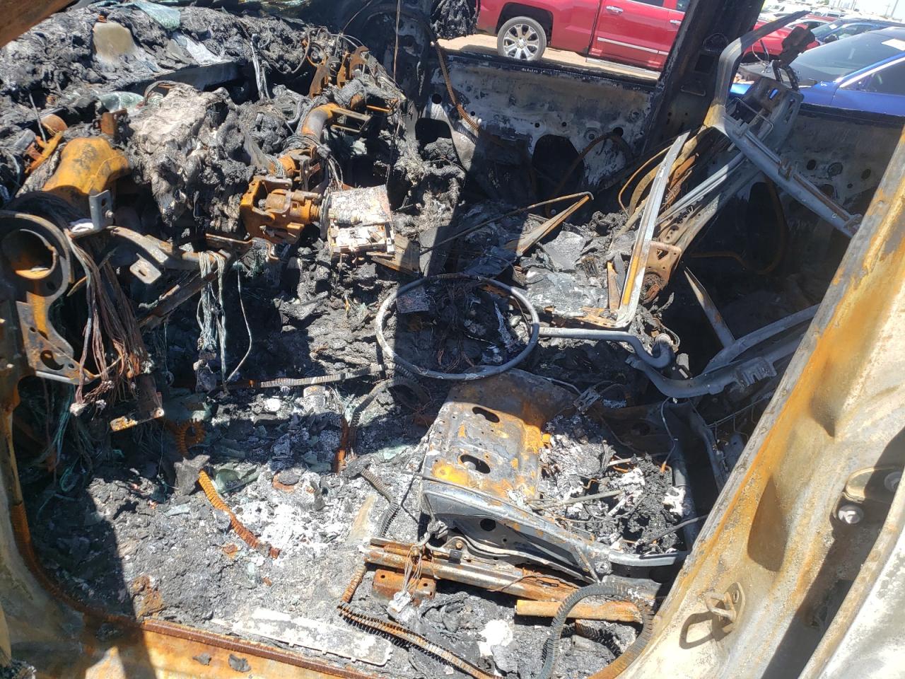 2014 Chevrolet Silverado VIN 3GCUKTEC4EG384156 Copart auction photo, burn damage thumbnail 7