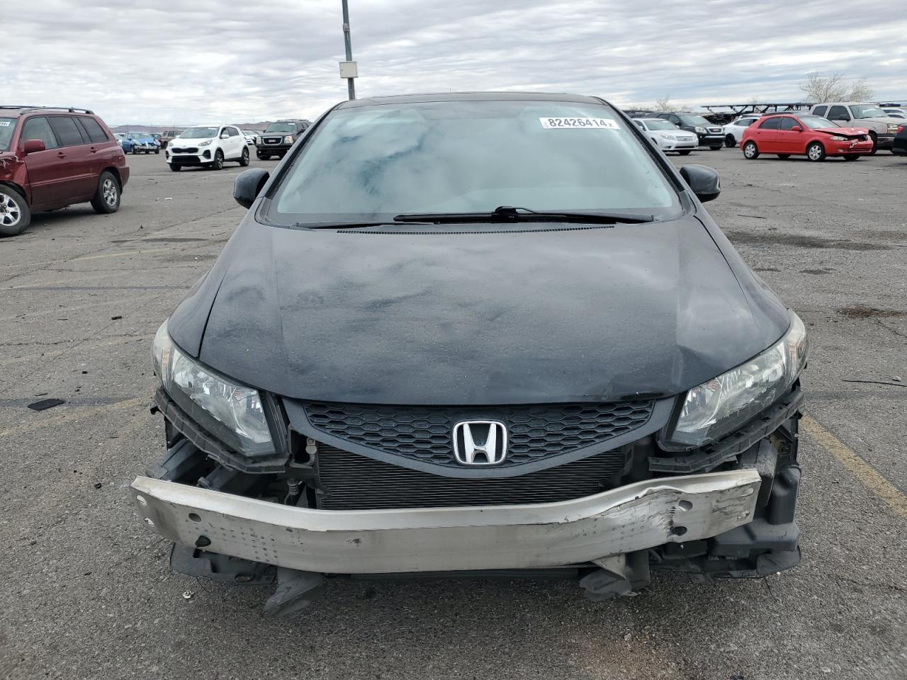 2013 Honda Civic VIN 2HGFG3B85DH501818 Copart auction photo, front end damage thumbnail 5