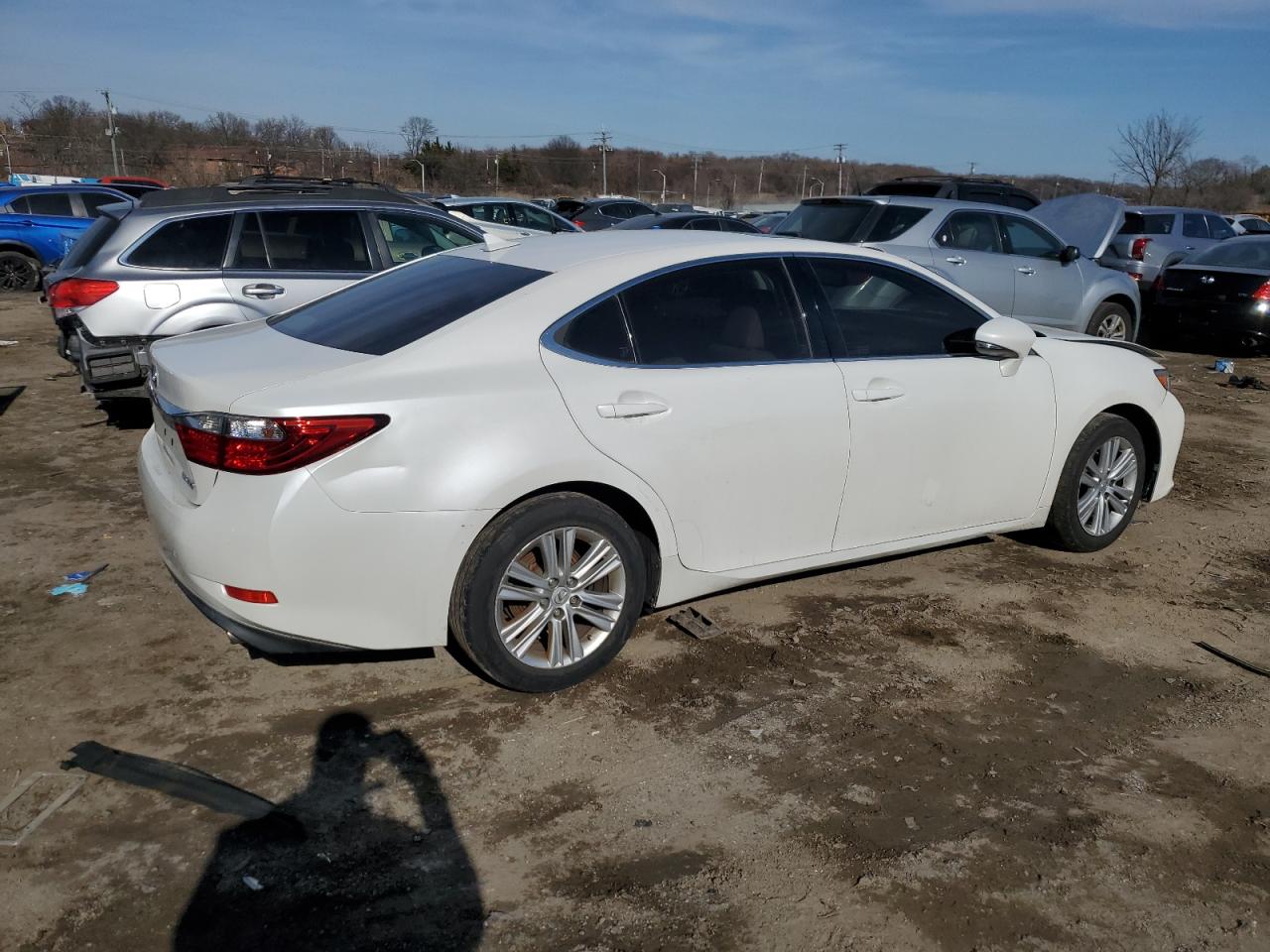 2014 Lexus ES VIN JTHBK1GG7E2123252 Copart auction photo, front end damage thumbnail 3