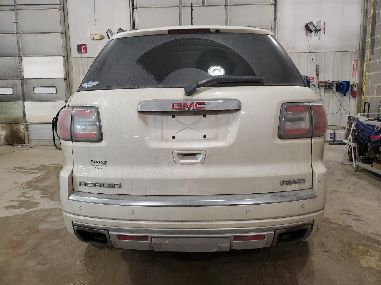 2013 GMC Acadia VIN 1GKKVTKD6DJ213597 Copart auction photo, front end / minor dent/scratches damage thumbnail 6