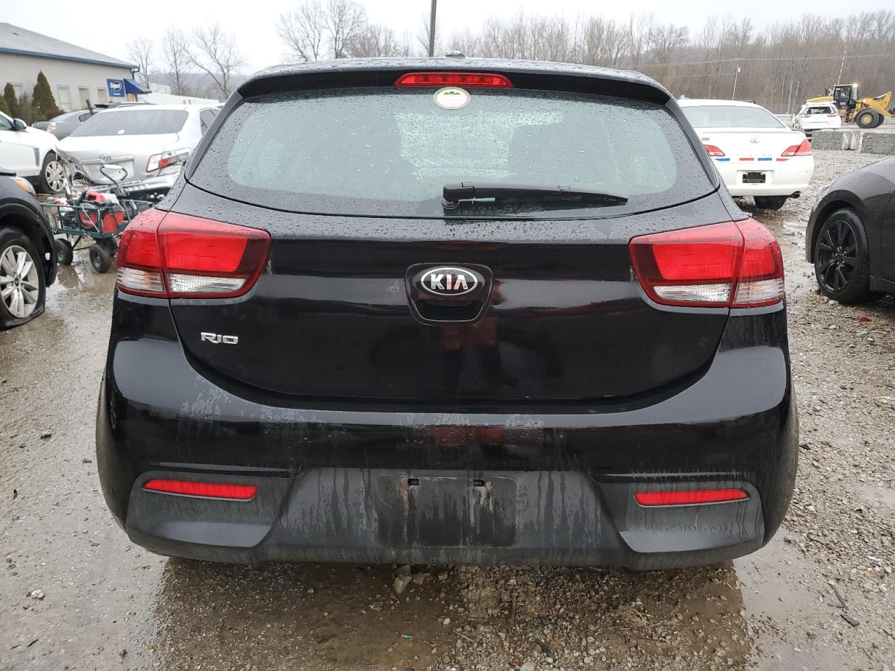 2018 KIA Rio VIN 3KPA25AB1JE064522 Copart auction photo, rollover damage thumbnail 6