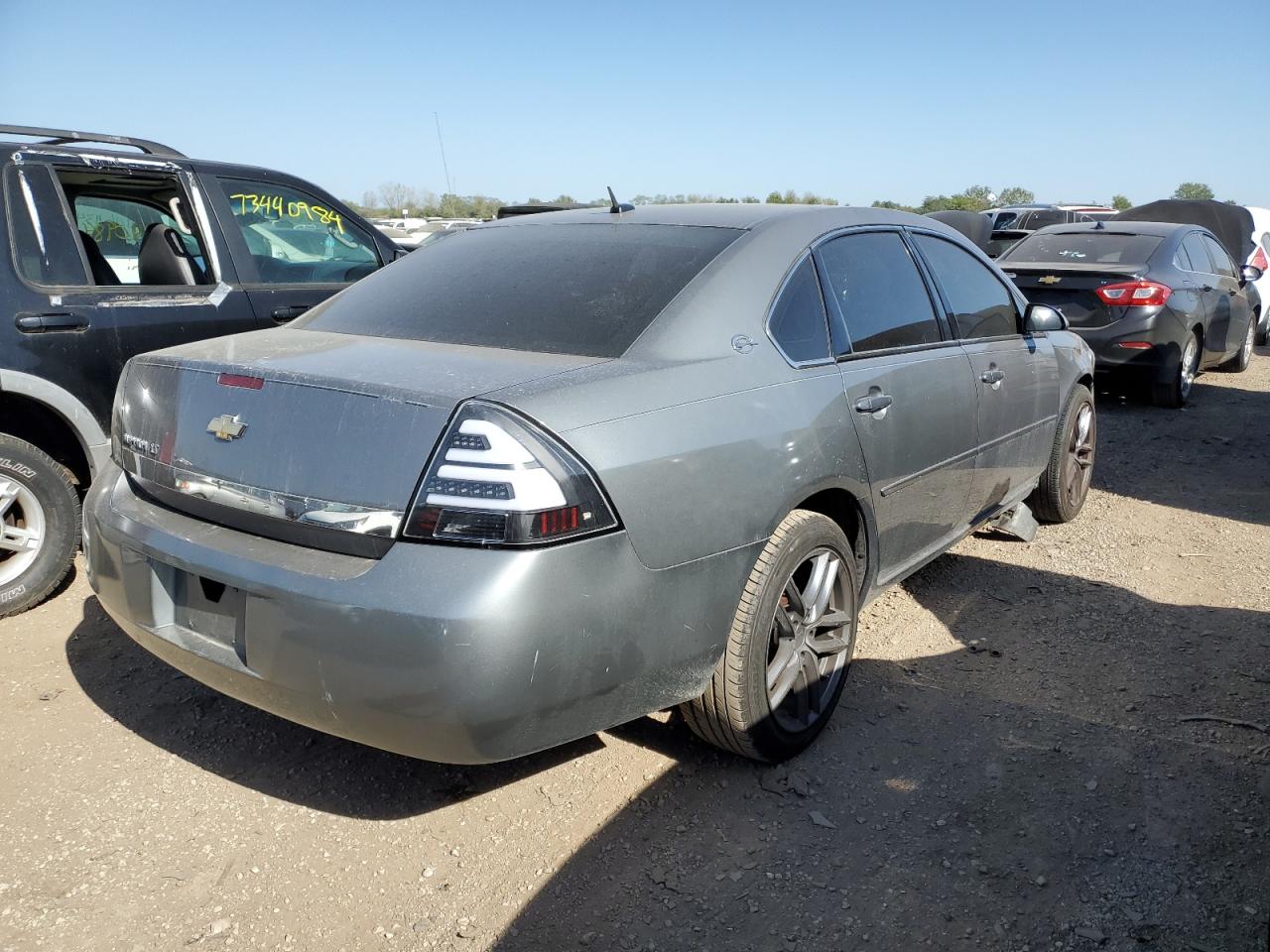 2006 Chevrolet Impala VIN 2G1WT58K669321293 Copart auction photo, side damage thumbnail 3