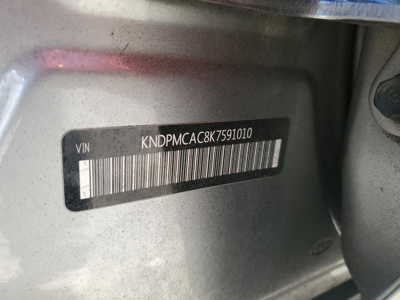 2019 KIA Sportage VIN KNDPMCAC8K7591010 Copart auction photo, front end damage thumbnail 13