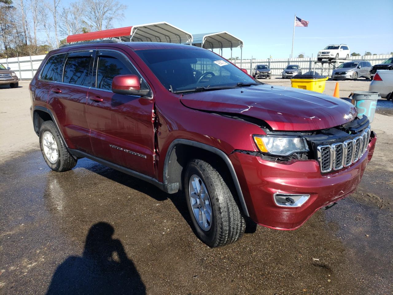 2020 Jeep Grand Cherokee VIN 1C4RJFAG2LC398088 Copart auction photo, front end damage thumbnail 4