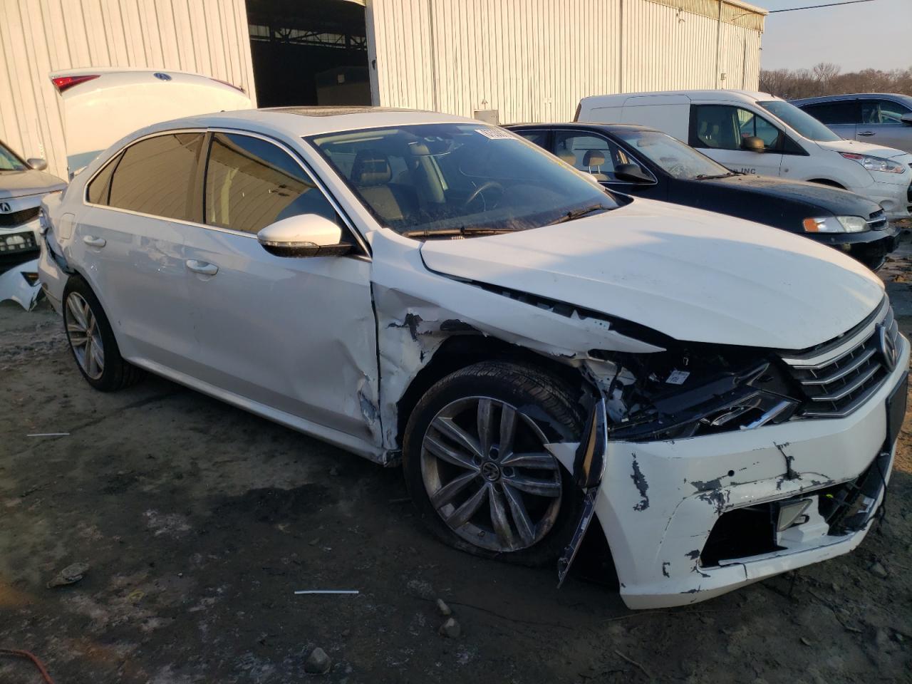 2018 Volkswagen Passat VIN 1VWBA7A37JC011534 Copart auction photo, all over damage thumbnail 4