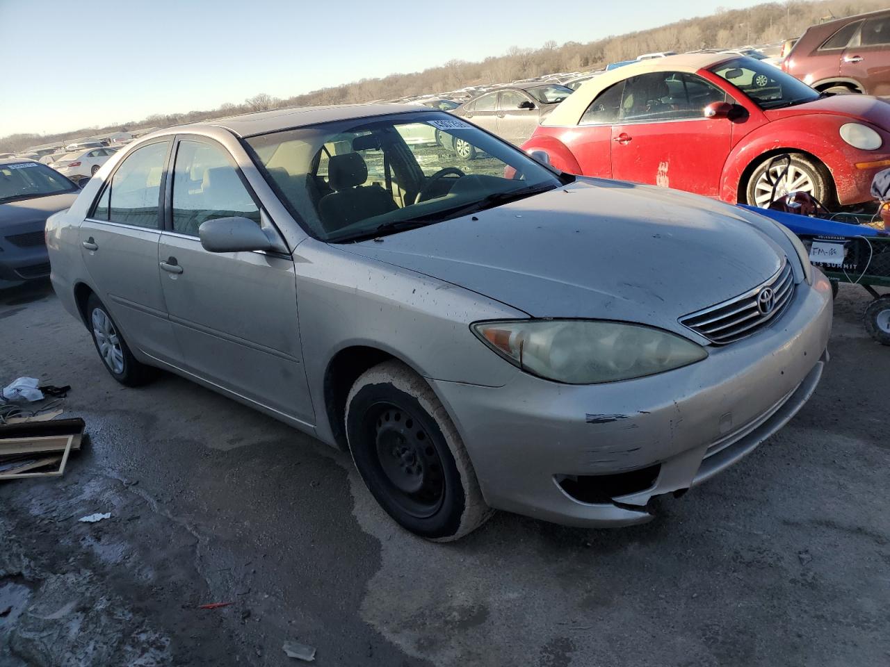 2006 Toyota Camry VIN JTDBE32K463040101 Copart auction photo, side damage thumbnail 4