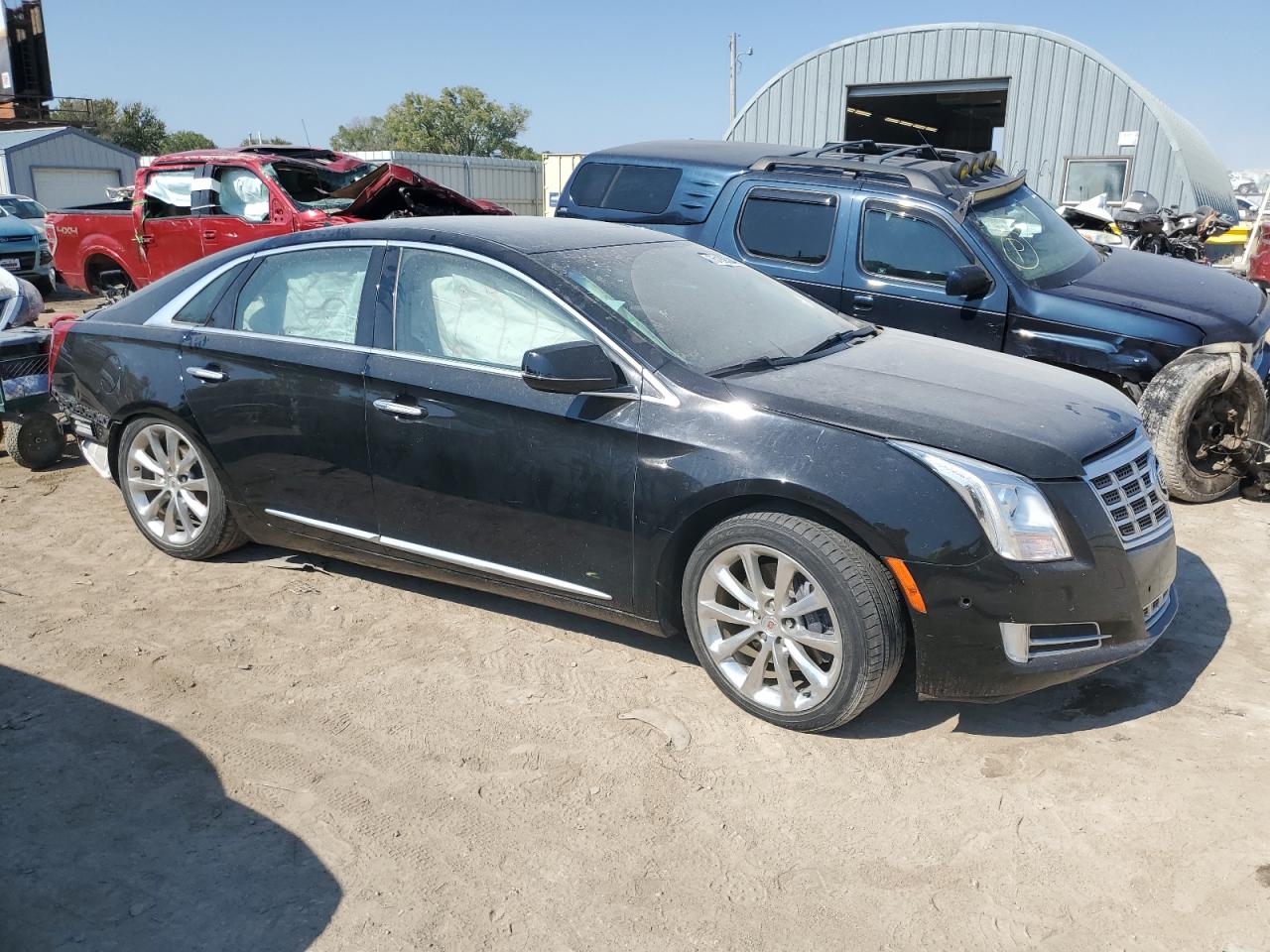 2014 Cadillac XTS VIN 2G61N5S37E9129038 Copart auction photo, rear end / side damage thumbnail 4