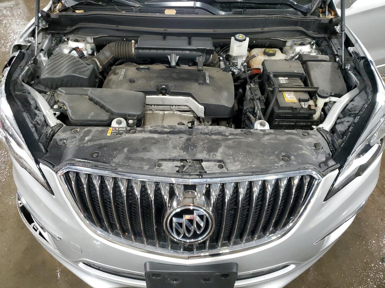 2017 Buick Envision VIN LRBFXBSA9HD047408 Copart auction photo, front end / side damage thumbnail 12