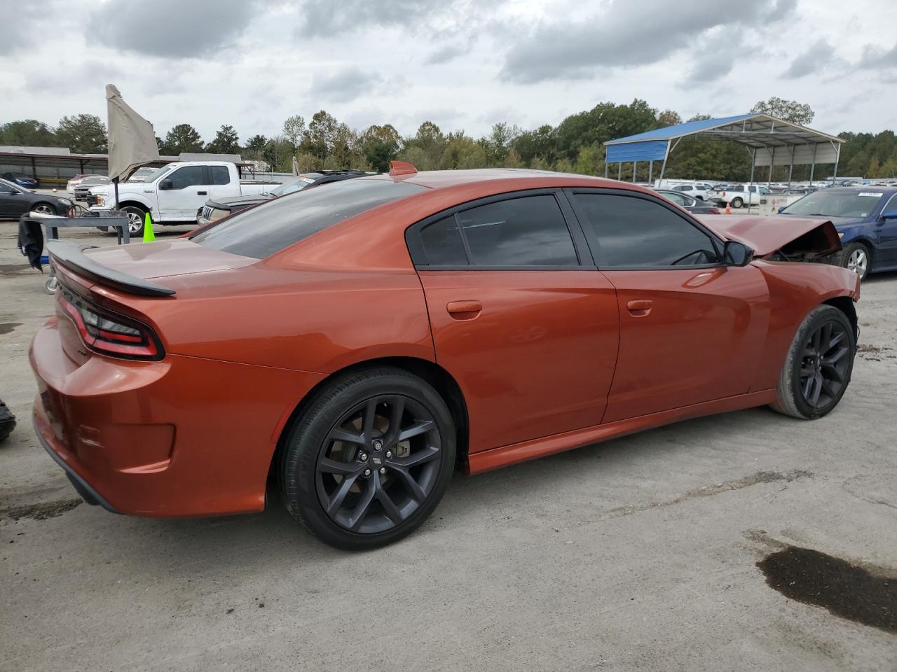 2021 Dodge Charger VIN 2C3CDXHG4MH602160 Copart auction photo, front end damage thumbnail 3