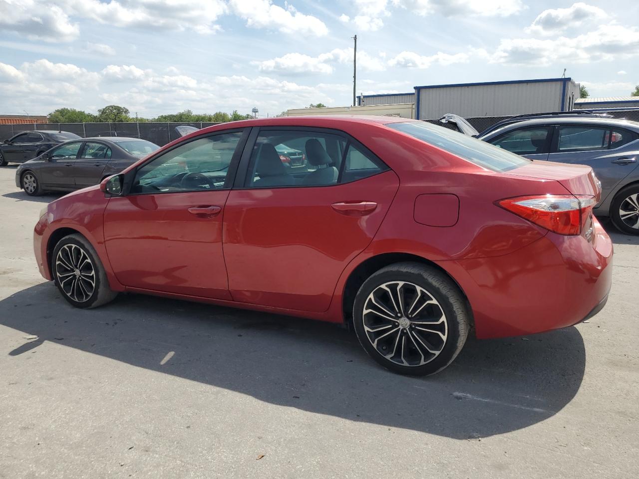 2016 Toyota Corolla VIN 2T1BURHE9GC674584 Copart auction photo, side damage thumbnail 2