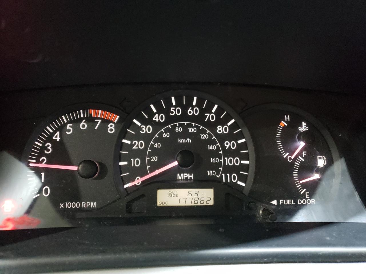 2005 Toyota Corolla VIN JTDBR32E350055929 Copart auction photo, front end / minor dent/scratches damage thumbnail 9