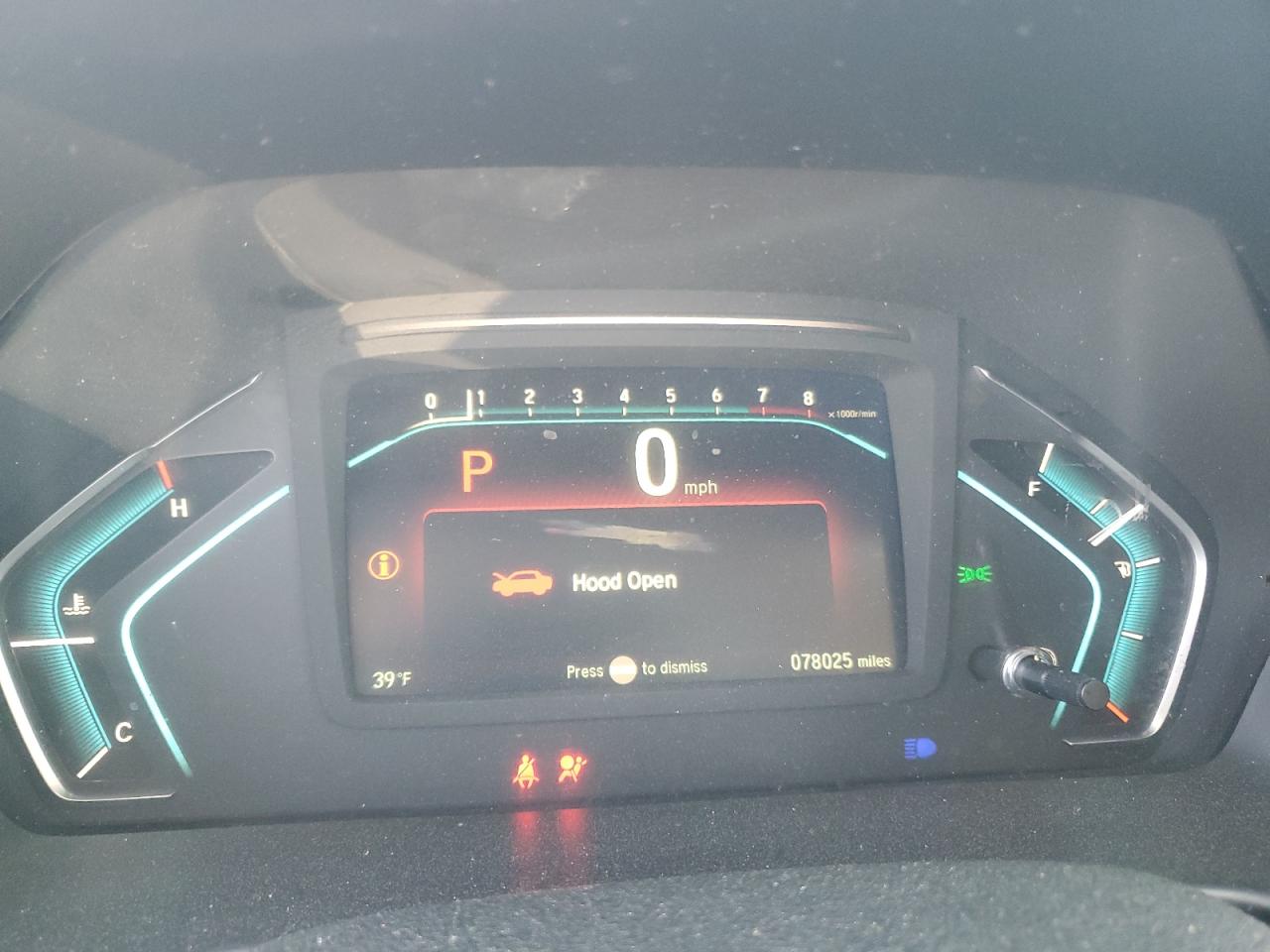2018 Honda Odyssey VIN 5FNRL6H78JB008031 Copart auction photo, front end damage thumbnail 9