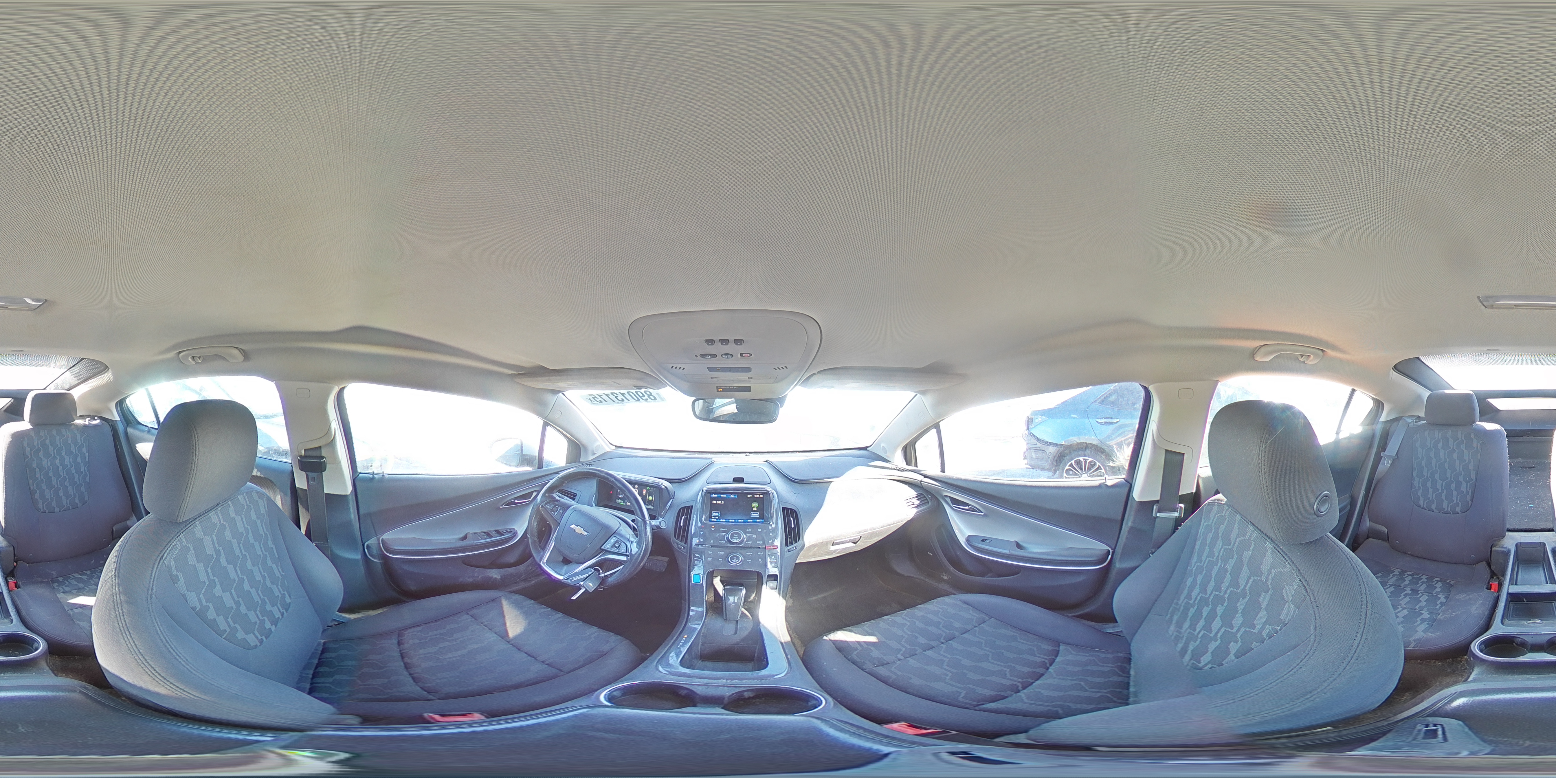 2014 Chevrolet Volt VIN 1G1RG6E40EU170739 Copart auction photo, side / front end damage thumbnail 15