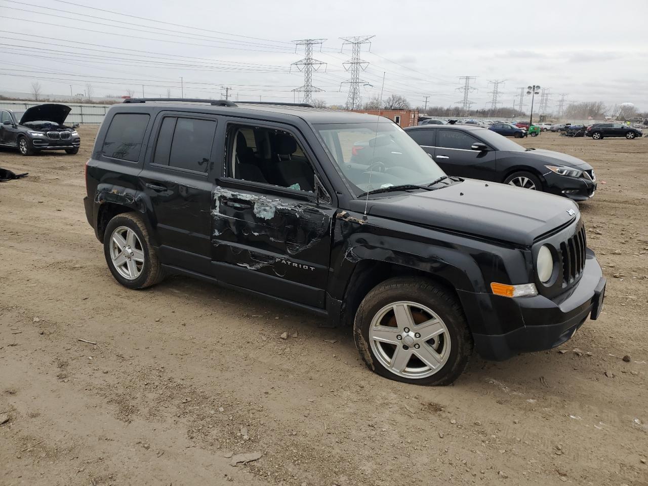2012 Jeep Liberty (Patriot) VIN 1C4NJRBB5CD655970 Copart auction photo, side damage thumbnail 4