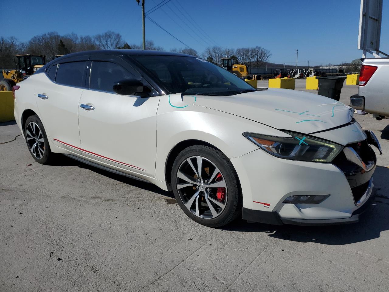 2016 Nissan Maxima VIN 1N4AA6AP0GC377698 Copart auction photo, front end / minor dent/scratches damage thumbnail 4