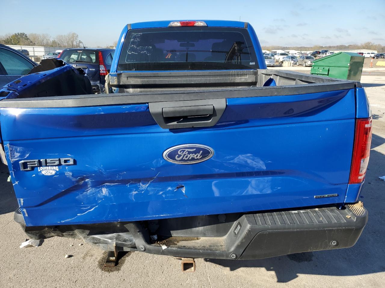 2015 Ford F-150 VIN 1FTEX1E83FKD45008 Copart auction photo, rear end damage thumbnail 6