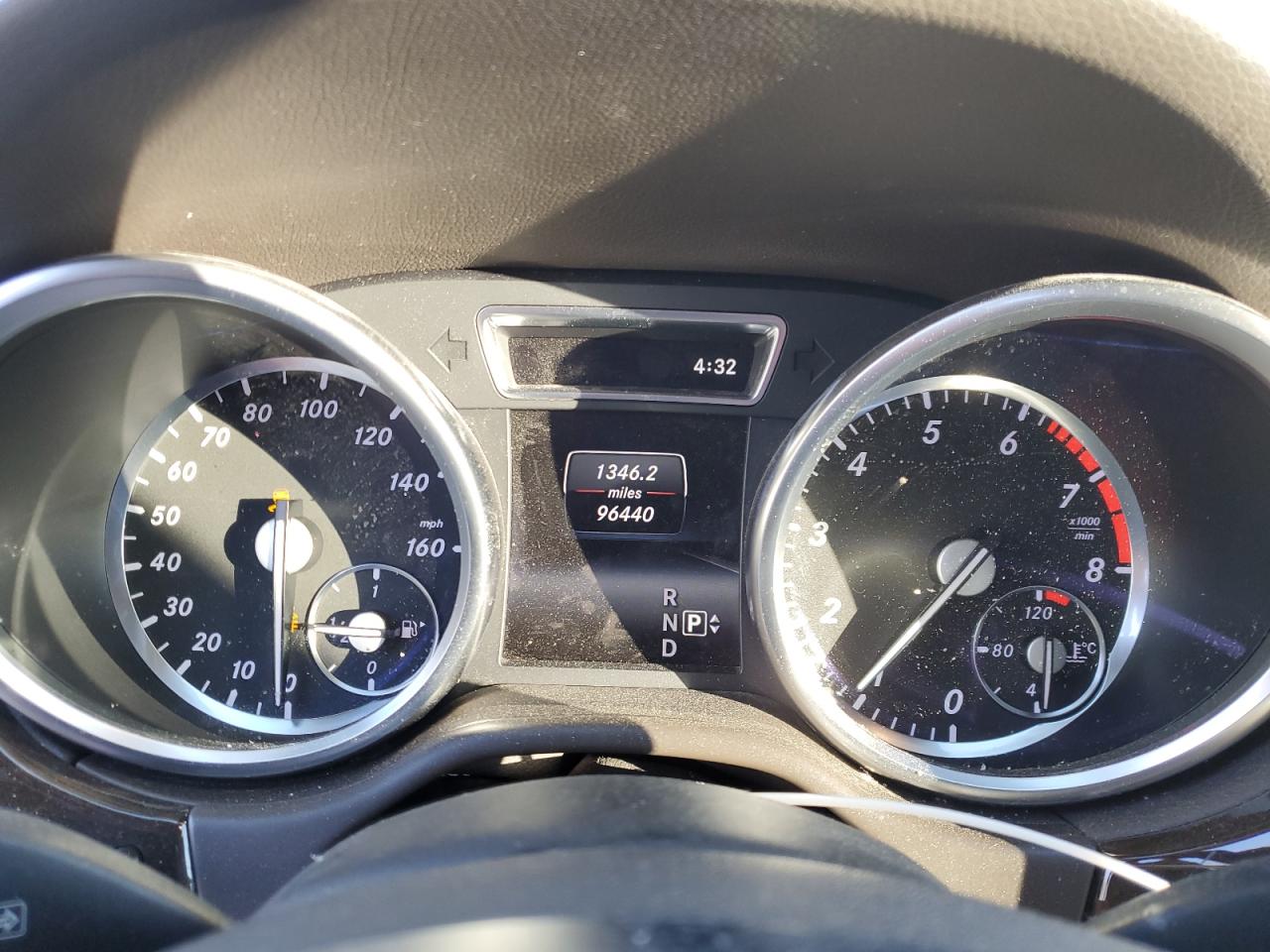 2015 Mercedes-Benz M-klasse VIN 4JGDA5HB1FA483532 Copart auction photo, all over damage thumbnail 9