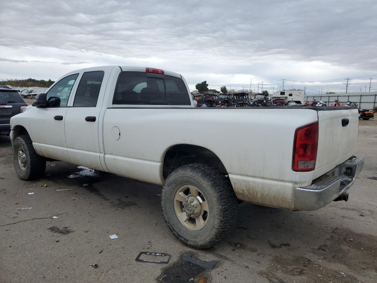 2004 Dodge RAM VIN 3D7KU28694G146874 Copart auction photo, undercarriage / rear end damage thumbnail 2
