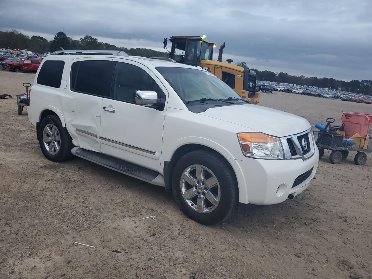 2010 Nissan Armada VIN 5N1BA0NF8AN606813 Copart auction photo, side damage thumbnail 4