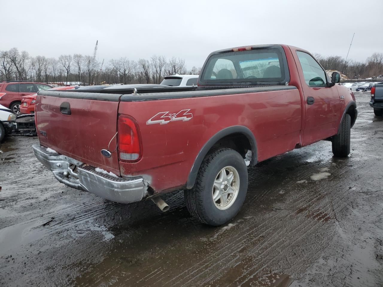 2000 Ford F-150 VIN 1FTZF1828YNA98842 Copart auction photo, undercarriage damage thumbnail 3