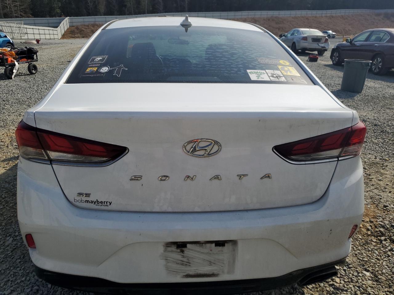 2018 Hyundai Sonata VIN 5NPE24AF2JH599868 Copart auction photo, front end / side damage thumbnail 6