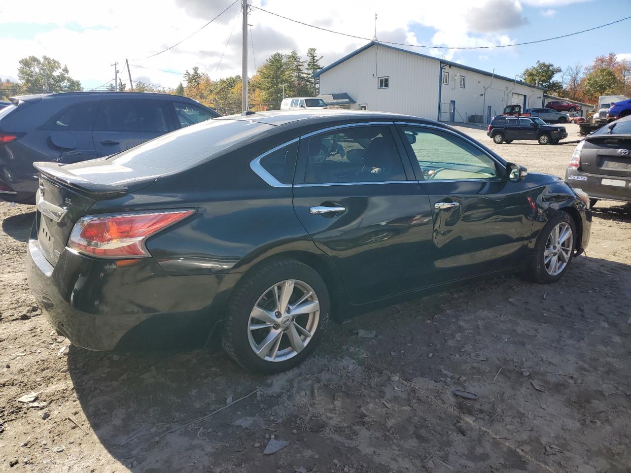 2014 Nissan Altima VIN 1N4AL3AP9EC128242 Copart auction photo, side / front end damage thumbnail 3