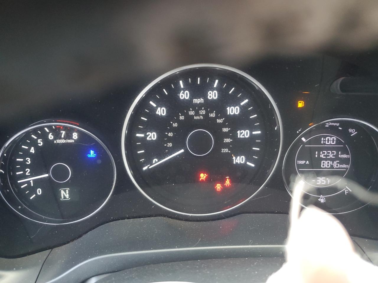 2019 Honda HR-V VIN 3CZRU6H13KG710014 Copart auction photo, all over / minor dent/scratches damage thumbnail 9