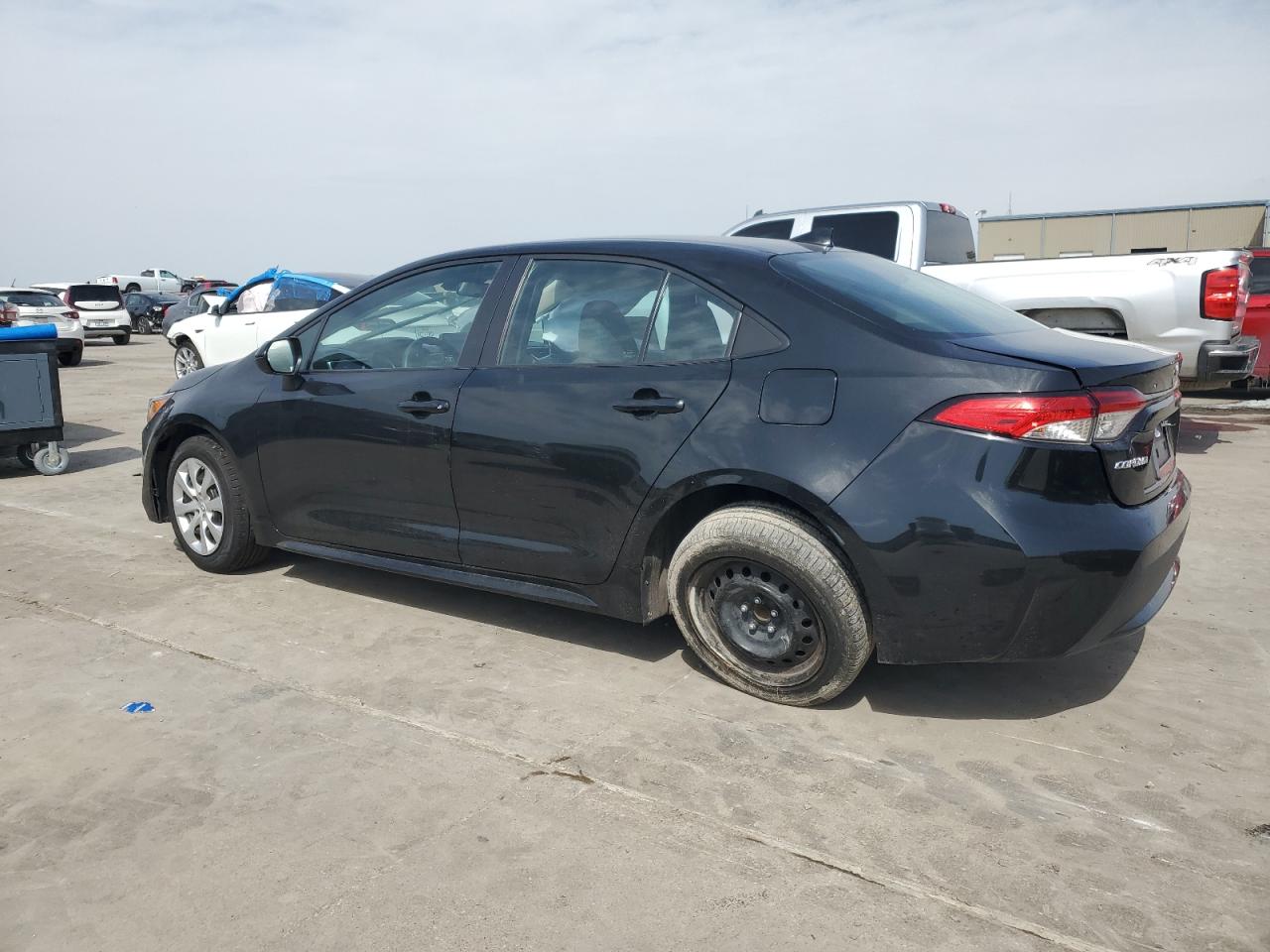 2022 Toyota Corolla VIN 5YFEPMAE9NP342904 Copart auction photo, side damage thumbnail 2