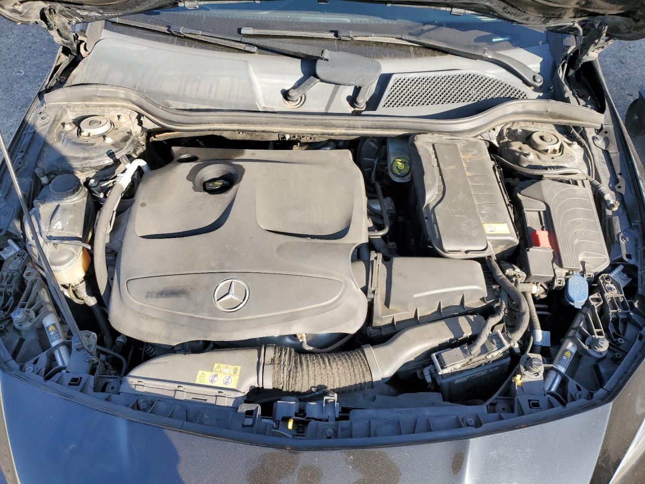 2015 Mercedes-Benz CLA-klasse VIN WDDSJ4EB9FN264018 Copart auction photo, side / front end damage thumbnail 12