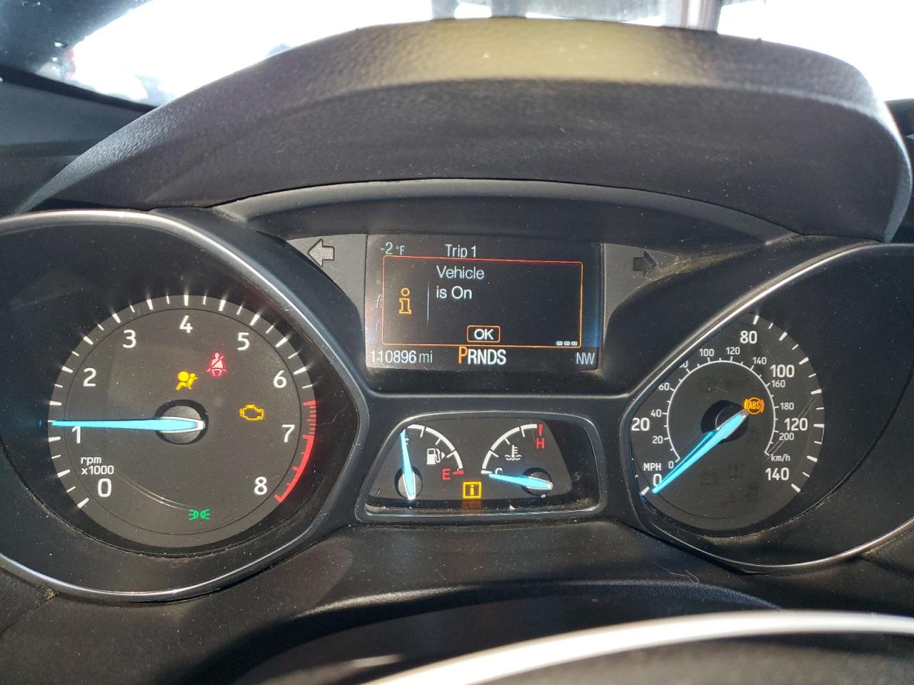 2018 Ford Escape VIN 1FMCU9GD4JUB28679 Copart auction photo, front end / undercarriage damage thumbnail 9