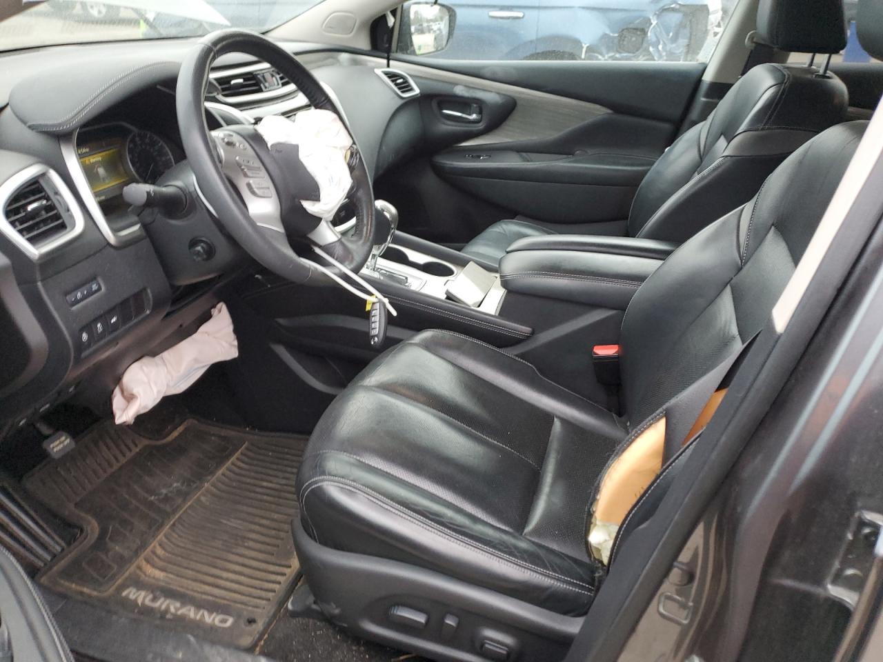 2015 Nissan Murano VIN 5N1AZ2MG0FN286940 Copart auction photo, front end / minor dent/scratches damage thumbnail 7