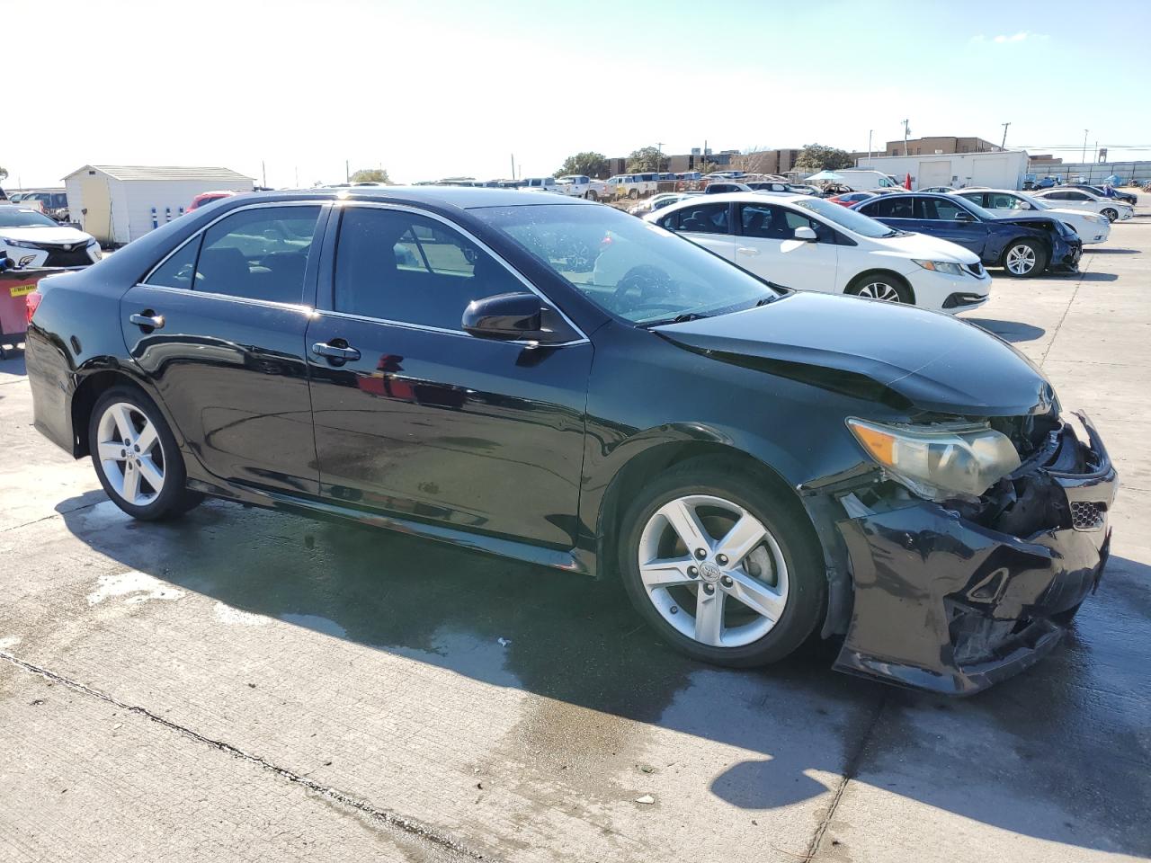 2012 Toyota Camry VIN 4T1BF1FK2CU193945 Copart auction photo, front end / hail damage thumbnail 4