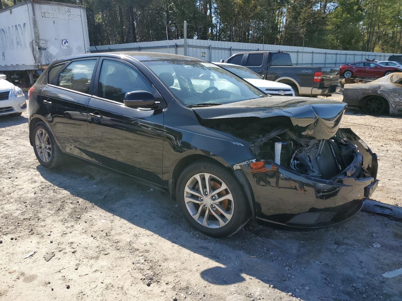 2011 KIA Forte VIN KNAFU5A28B5429496 Copart auction photo, front end damage thumbnail 4