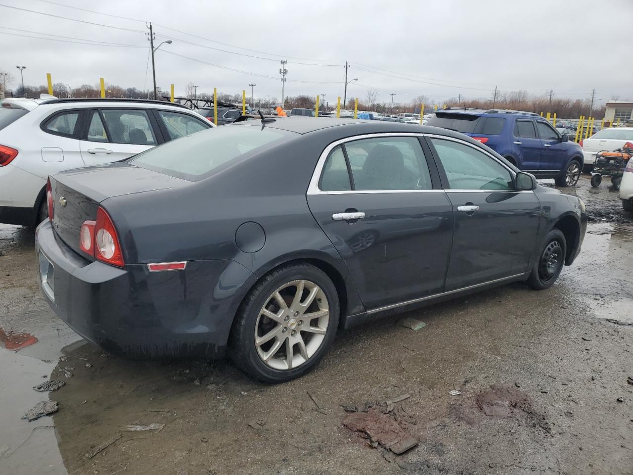 2010 Chevrolet Malibu VIN 1G1ZE5EB5AF235856 Copart auction photo, side / front end damage thumbnail 3