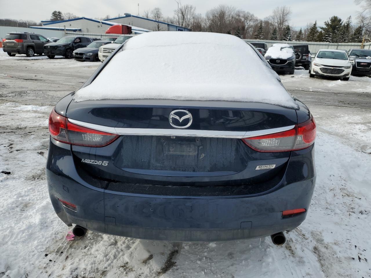 2017 Mazda 6 VIN JM1GL1U56H1104452 Copart auction photo, front end / side damage thumbnail 6