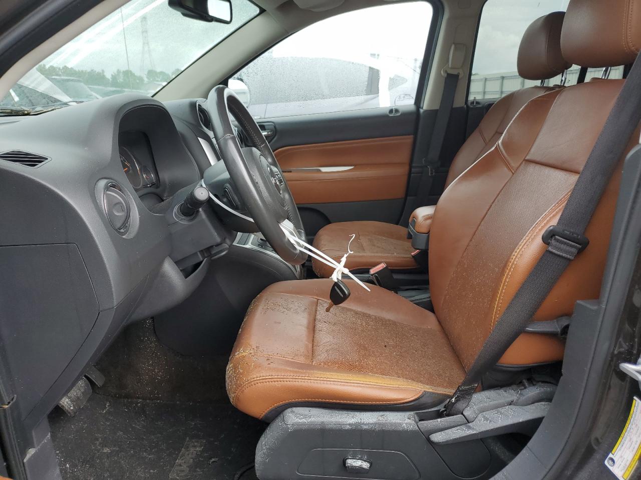 2014 Jeep Compass VIN 1C4NJCCB5ED564342 Copart auction photo, water/flood damage thumbnail 7