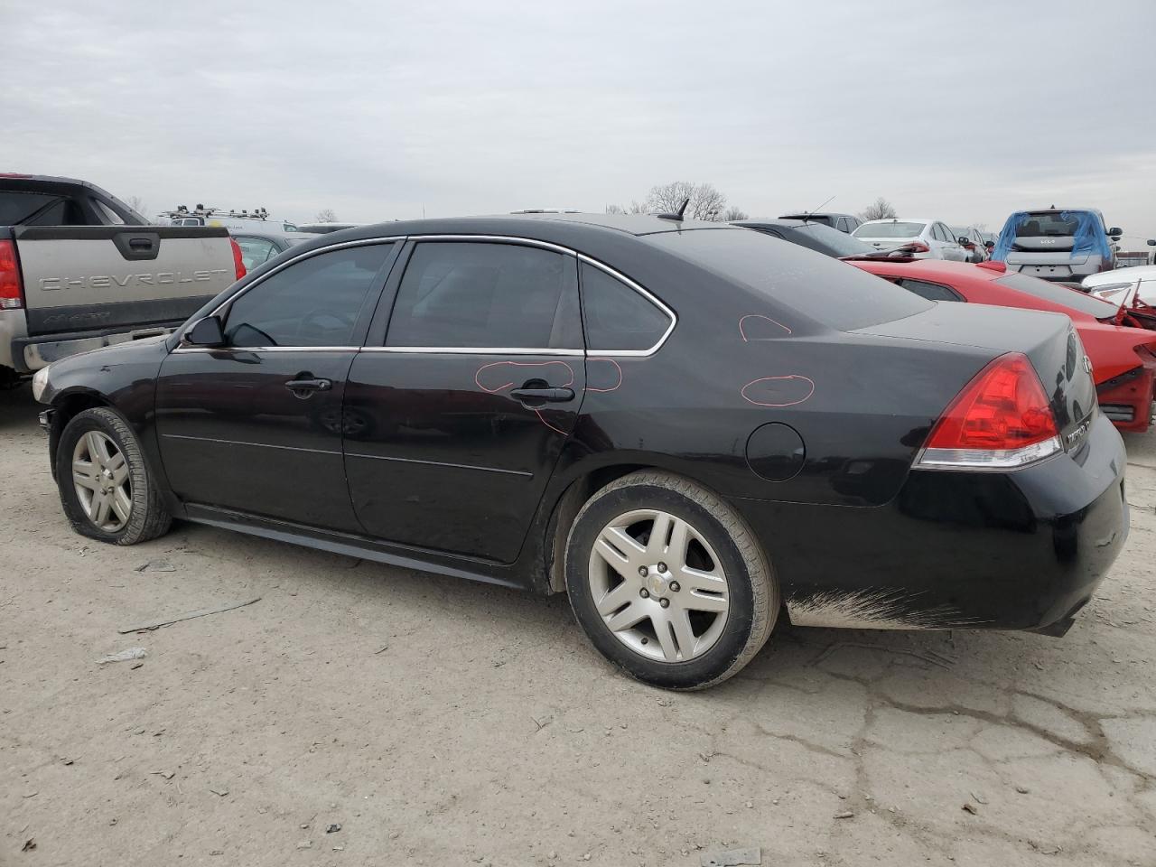 2014 Chevrolet Impala VIN 2G1WB5E33E1179773 Copart auction photo, undercarriage / front end damage thumbnail 2