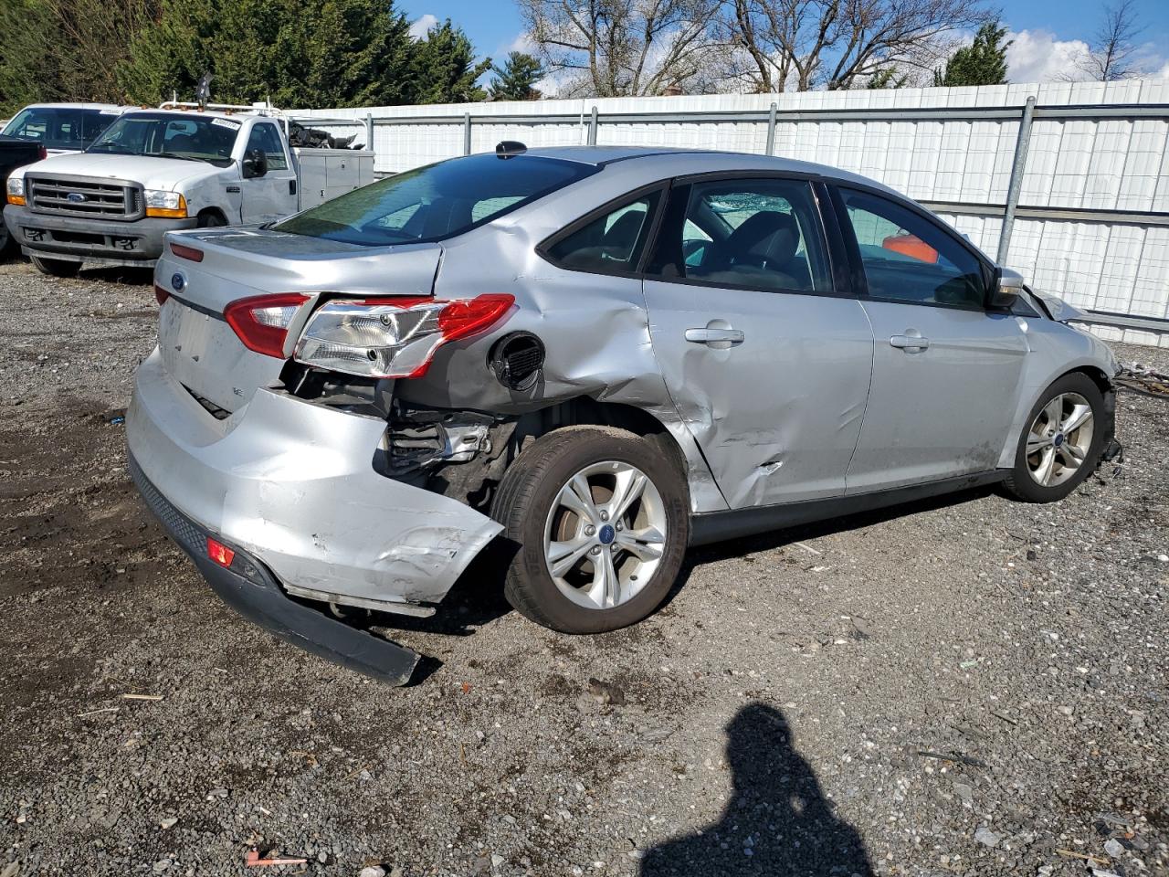 2014 Ford Focus VIN 1FADP3F29EL387814 Copart auction photo, all over / undercarriage damage thumbnail 3