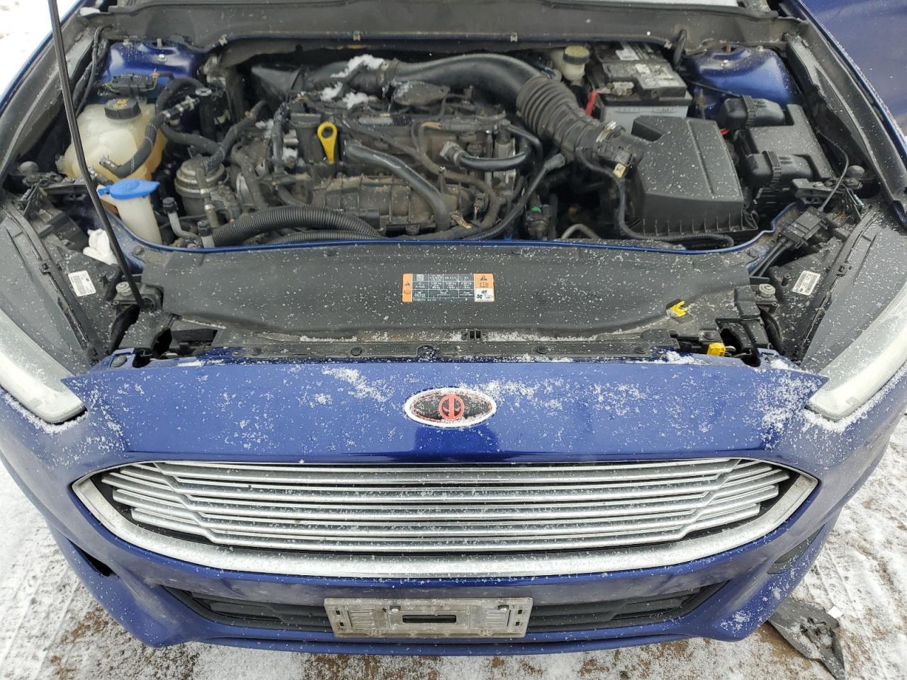 2013 Ford Fusion VIN 3FA6P0HR0DR267420 Copart auction photo, burn damage thumbnail 11