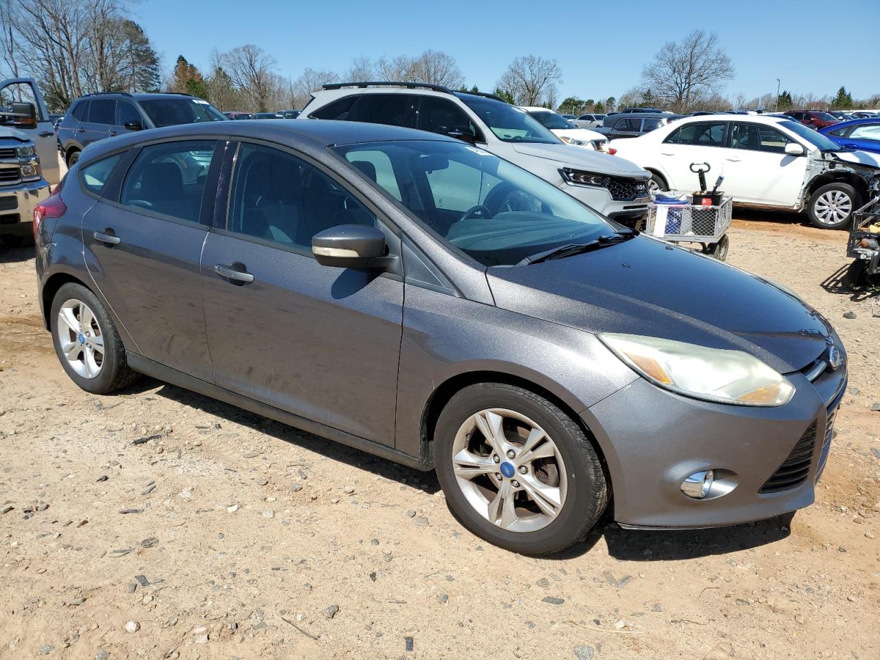 2012 Ford Focus VIN 1FAHP3K21CL231254 Copart auction photo, side / rear end damage thumbnail 4