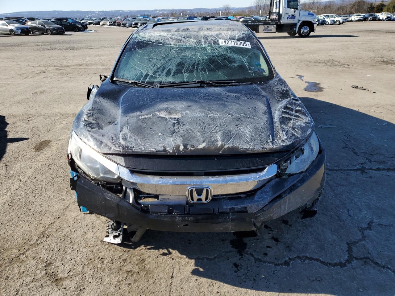 2016 Honda Civic VIN 2HGFC2F71GH563843 Copart auction photo, rollover / front end damage thumbnail 5