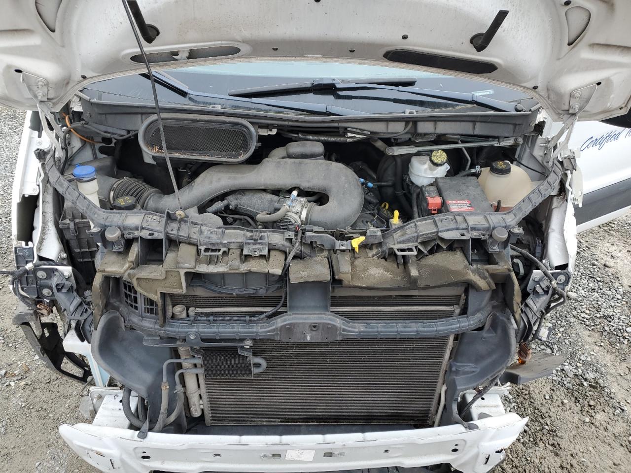 2016 Ford Transit VIN 1FTYR1ZM4GKA47292 Copart auction photo, front end / side damage thumbnail 11