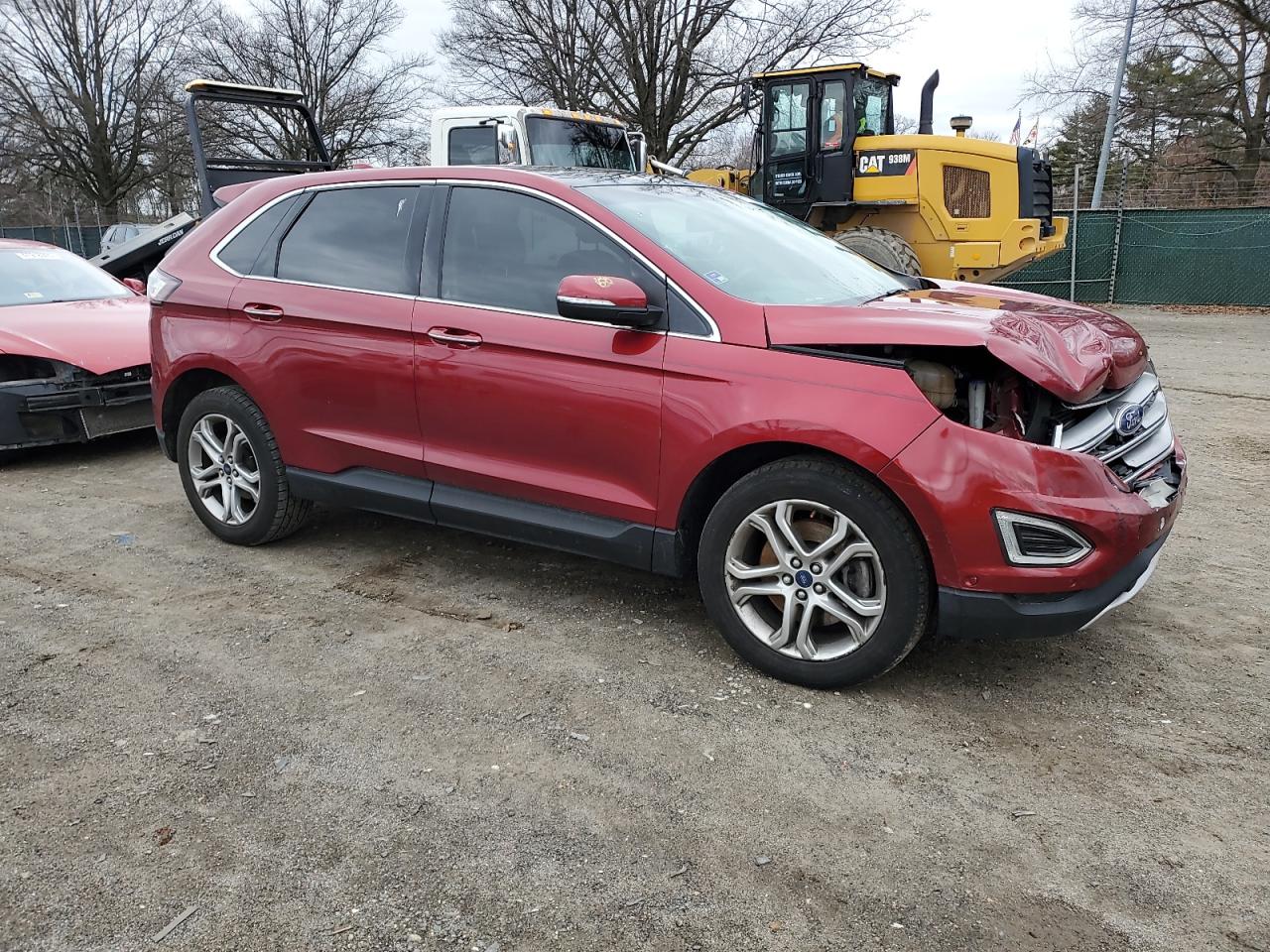2015 Ford Edge VIN 2FMTK4K84FBB00221 Copart auction photo, front end / minor dent/scratches damage thumbnail 4