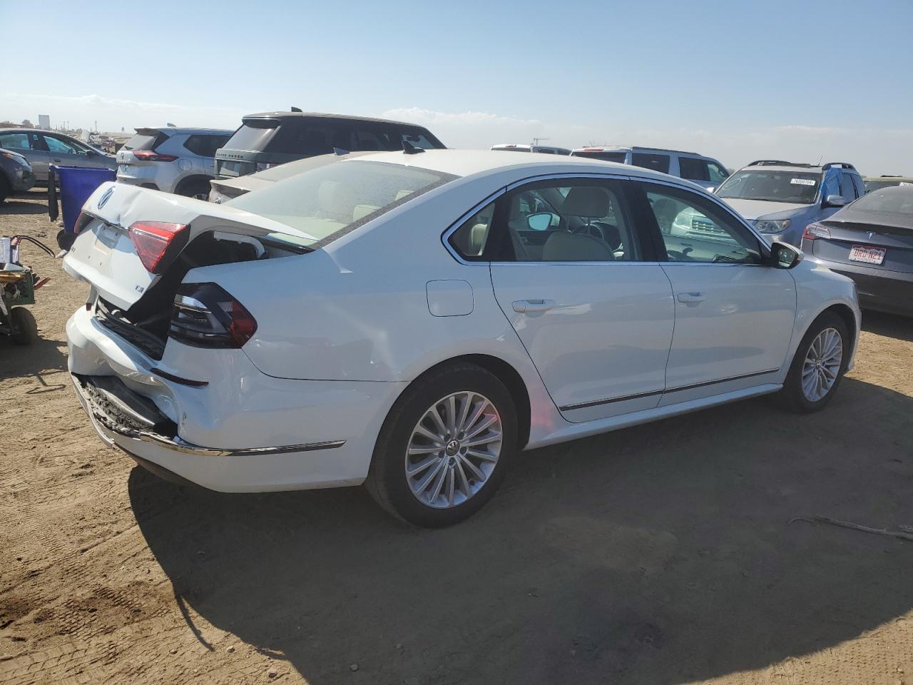 2017 Volkswagen Passat VIN 1VWBT7A38HC049326 Copart auction photo, rear end damage thumbnail 3
